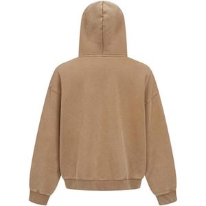 Keepsowing Women's Boxed <b>Zip</b> <b>Up</b> Hoodie Oversized <b>Cropped</b> Fleece Sweatshirt Streetwear Style - Product Image 3