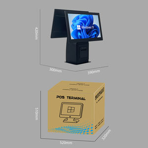 Dispositivo de Pago POS de Escritorio <span class=keywords><strong>con</strong></span> Impresora de Corte Automático de 58/80 mm, Compatible <span class=keywords><strong>con</strong></span> Múltiples Sistemas, Pantalla Táctil Capacitiva - Product Image 2