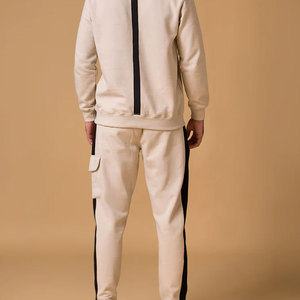 ชุดวอร์มฝึกซ้อมฤดูหนาวขายดี ชุดเซ็ตผ้าหนานุ่มแบบกลับด้านได้ เป็นมิตรกับสิ่งแวดล้อม พร้อมปักโลโก้ตามสั่ง สำหรับชุดแทรคสูทและชุดคอร์ดเซ็ต - Product Image 2