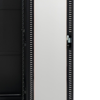 Armoire de serveur de centre de données Jiasheng Standard 19 pouces 42U avec porte vitrée et serrure, en acier, 600x800mm, noir et gris, en stock