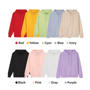 Jersey de felpa de gran tamaño de algodón pesado con estampado personalizado de talla grande Unisex en blanco para hombre Sudadera con capucha bordada y sudadera para mujer - Product Image 5