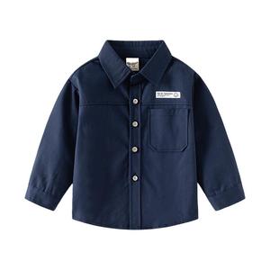 Camisa de Manga Longa em Cor Sólida para Meninos, Versão Casual, Nova Coleção de Outono, Agente de Loja Online, Dropshipping, Camada Base - Product Image 2