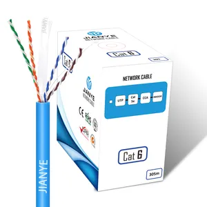 Hoge Kwaliteit Netwerk Kabel Anatel Certificaat Utp Cat5e Cat6 4 Pairs Lan Kabel Cat5e