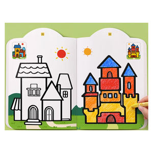 Services d'impression de livres personnalisés <span class=keywords><strong>Histoire</strong></span> à colorier Dessin Livres d'activités pour enfants avec autocollants - Product Image 1