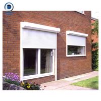 Ventanas Corredizas de Acero Prima, Personalizadas, Impermeables, Acabado en Fibra de Vidrio para Apartamentos, Persianas Enrollables Automáticas de Seguridad para Patio