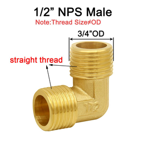Góc bên phải khuỷu tay Brass phù hợp nước thuyền gas dầu Brass 90 độ L nam ống khuỷu tay phù hợp <span class=keywords><strong>3</strong></span>/<span class=keywords><strong>8</strong></span> "<span class=keywords><strong>NPT</strong></span> nam/MPT để <span class=keywords><strong>1</strong></span>/<span class=keywords><strong>4</strong></span>" <span class=keywords><strong>NPT</strong></span> - Product Image 3