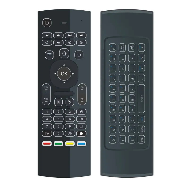 MX3 Air Mouse Smart Remote Control Backlit MX3 Pro 2.4G Wireless Keyboard IR Learning For Android TV Box T9 X96ミニ