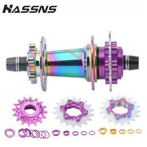 Kit de conversión de volante de una sola velocidad BMX/<span class=keywords><strong>MTB</strong></span> Cassette de aluminio HG 13T-22T 8-11Speed Freewheel Cog Spacer Lock Ring - Product Image 6