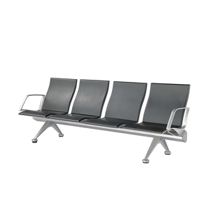 Silla de espera comercial de 3 plazas de poliuretano para aeropuerto, banco público para terminal de aeropuerto, hospital, estación de tren - Product Image 5