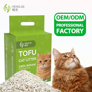 Bestverkochte, snel leverbare, zeer absorberende, makkelijk op te vangen, milieuvriendelijke, biologisch afbreekbare, doorspoelbare tofu kattenbakvulling - Product Image 1