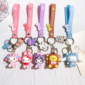 Llavero Sanrioed, Figura Adorable, Clip para Bolsa, Llavero para Coche, Regalo - Product Image 2