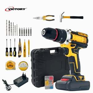 <span class=keywords><strong>Set</strong></span> obeng listrik tanpa kabel, Kit peralatan Multi alat bor dampak dengan Rig daya listrik - Product Image 3