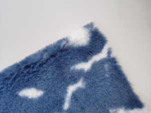 100% Polyester Sang Trọng In Thỏ Thỏ Thỏ Giả Lông Thú Vải Ấm Mềm Lông Thú Giả Cho May Mặc/Dệt May Nhà/Đồ Chơi - Product Image 2