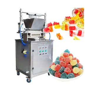 TG customized stainless steel easy operation Semi-automatic Small Capacity Jelly Gummy Bear Candy Depositor Making Machine