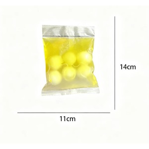 14cm Wax Crispy Handcrafted Squishy <b>Ball</b> Jelly TPR <b>Squeeze</b> Toy Crackling Crunch ASMR Soft Slow Rebound Stress Relief Fidget Toy - Product Image 2