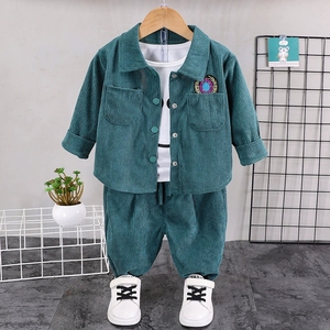 Ensemble pour Garçons Style Européen à Manches Longues Automne, Costume Baseball pour Enfant <span class=keywords><strong>de</strong></span> 3 Ans, Joli Ensemble Deux Pièces - Product Image 6
