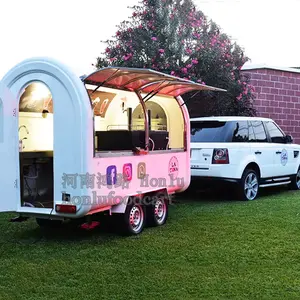 Lovely Mini Mobile Ice Cream Coffee Car Used Food Carts for Sale