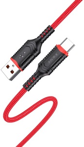 <b>Type</b> <b>C</b> Charging And Sync <b>Cable</b> 1m 5A Red JA019 - Product Image 4