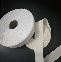 Rouleau d'étiquettes en taffetas de nylon de haute qualité Matériau vierge d'étiquette de vêtement pour l'impression d'étiquettes d'entretien
