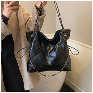 Sacs à main vintage de luxe, sacs à main en cuir rétro à la mode, sacs à main en cuir pleine fleur, grande capacité, sacs fourre-tout pour femmes - Product Image 1