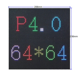 Module LED RGX P4 HUB75 pleine couleur pour panneau publicitaire de magasin 256*256mm, module de secours, module d'installation fixe pour mur vidéo LED intérieur - Product Image 1