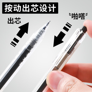 เอ็มแอนด์จี ออริจินัล เฟลเวอร์ เพรส นิวทรัล เพ็น เอสที ทิป 0.5 มม. สีดำ ปากกาสำหรับนักเรียน สำนักงาน แห้งเร็ว H2801 - Product Image 4