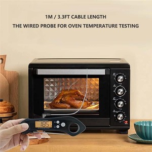 Thermomètre <span class=keywords><strong>de</strong></span> four professionnel J&R, étanche, lecture instantanée, cuisine, aliments, numérique, grill, cuisine, viande, thermomètre pour fumer - Product Image 2