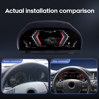 Alat pengukur Digital LCD Cluster Tachometer Digital Cluster Virtual untuk bmw kokpit F10 F11