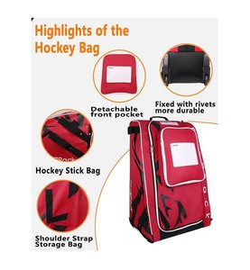 Sacs <span class=keywords><strong>de</strong></span> transport pour équipement <span class=keywords><strong>de</strong></span> hockey sur glace, <span class=keywords><strong>sac</strong></span> <span class=keywords><strong>de</strong></span> hockey à roulettes, <span class=keywords><strong>sac</strong></span> <span class=keywords><strong>de</strong></span> sport roulant pour jeunes joueurs juniors - Product Image 4