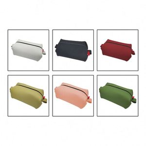 Travel Bag-<b>Silicone</b> <b>Waterproof</b> Water Resistant Durable Fashion Solid Color Large Capacity Zipper Closure Portable Outdoor Makeup - Product Image 6