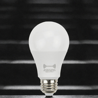Fabricantes de China Smart A60 LED Bombilla Sensor de movimiento Iluminación interior 5/7/912W Sensor de radar de microondas Aluminio E27 Oficina