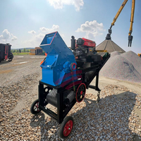 Concassage Rectifieuse Pierre Broyeur À Marteaux Or Calcaire Granit Mini Broyeur À Marteaux avec Moteur Haute Productivité Max 50 t/h