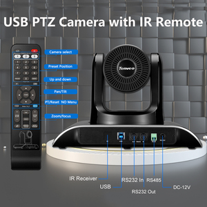 TEVO-VHD3U HD PTZ Hội Nghị Video Mỏng Thế Giới Nhỏ Nhất HD Video Kỹ Thuật Số Máy Ảnh Du Lịch HD Video Máy Ảnh - Product Image 4