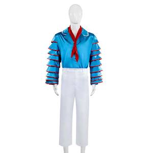 성인 남성 영화 짐 캐리 코스프레 의상 파란색 셔츠 바지 세트 RMOV-38 - Product Image 5