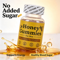 Gummies au Miel de Manuka et au Shilajit Sans Sucre Ajouté Non-OGM Améliore l'Immunité et Soutient l'Énergie Complément Alimentaire pour Adultes 60 Unités