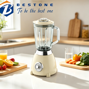 Licuadora de Mesa Estilo Retro, Jarra de Vidrio de 1.5L, 500-800W, 2 Velocidades con Función de Pulso, Licuadora para Smoothies con Molinillo de Vidrio, Compatible con OEM - Product Image 2