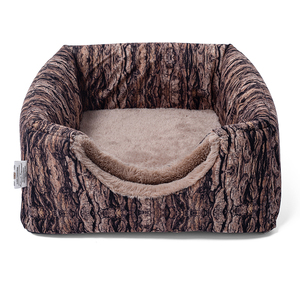 Cama para gatos ecológica personalizada de fábrica PV <span class=keywords><strong>Velour</strong></span> sofá de alta calidad cama lavable para gatos cama para mascotas para gatos y perros descanso y sueño - Product Image 3