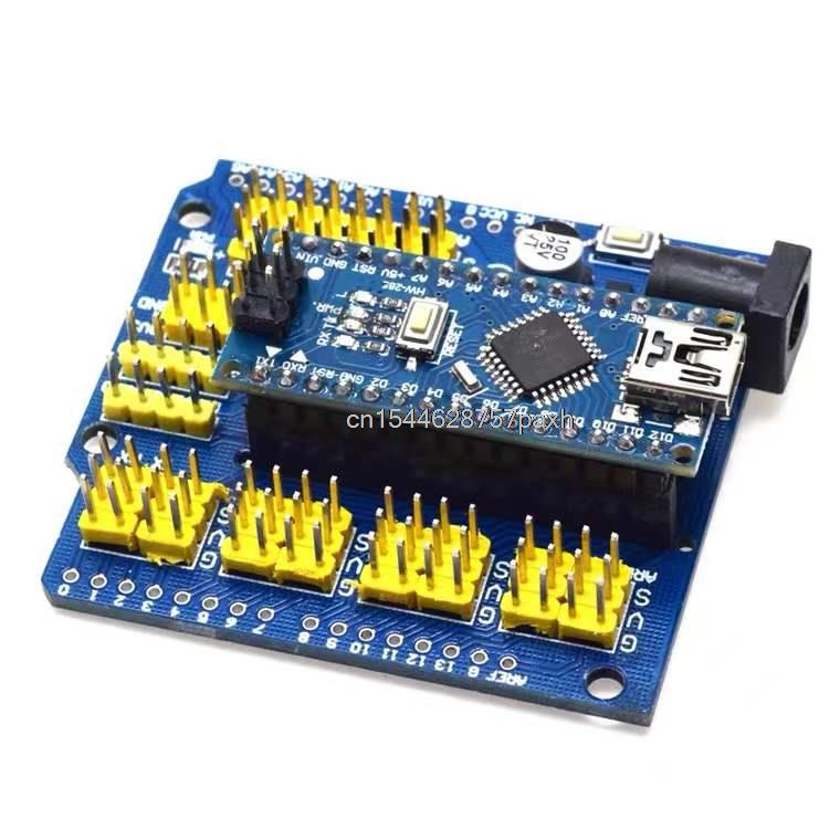 ZkeeShop 5PCS Expansion Sensor Shield Module Compatible For Arduino UNO R3 Nano I/O