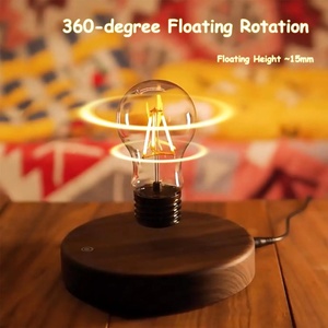 Magnetic Levitation Lamp Creativity Floating Glass LED Bulb Home Office Desk Decoration Birthday Gift <strong>Table</strong> Novelty Night Light - Product Image 2