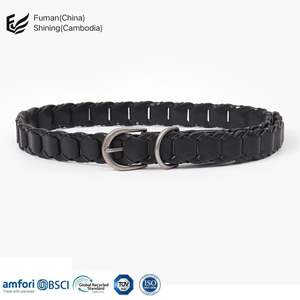 Direct de l'usine de l'Asie du Sud-Est Ceinture en plastique PU enveloppante à la mode occidentale pour femmes personnalisée avec boucle en alliage - Product Image 1