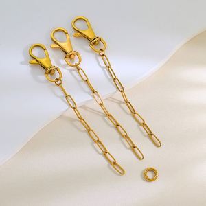 Colgante de Corazón de Acero Inoxidable TRYME, Etiqueta Blanca, Sin Cadmio, Metal Chapado en Oro de 18K - Product Image 5
