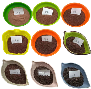 Consigliato in fabbrica 80 Mesh granato a getto d'acqua sabbia senza polvere abrasiva sabbiatura ad acqua per tagliare la roccia di vetro granato almandino - Product Image 4