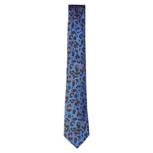 XINLI Animal textura patrón corbatas de hombre 100% pura seda de alta calidad lazos al por mayor de diseño personalizado de <span class=keywords><strong>leop</strong></span> - Product Image 1