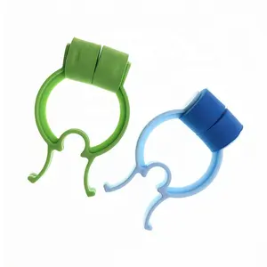 Plastic Draagbare Mini Clip Ademhaling Oefening Neus Clips Longfunctie Test Neus Klem Wegwerp Medische Neus Clip