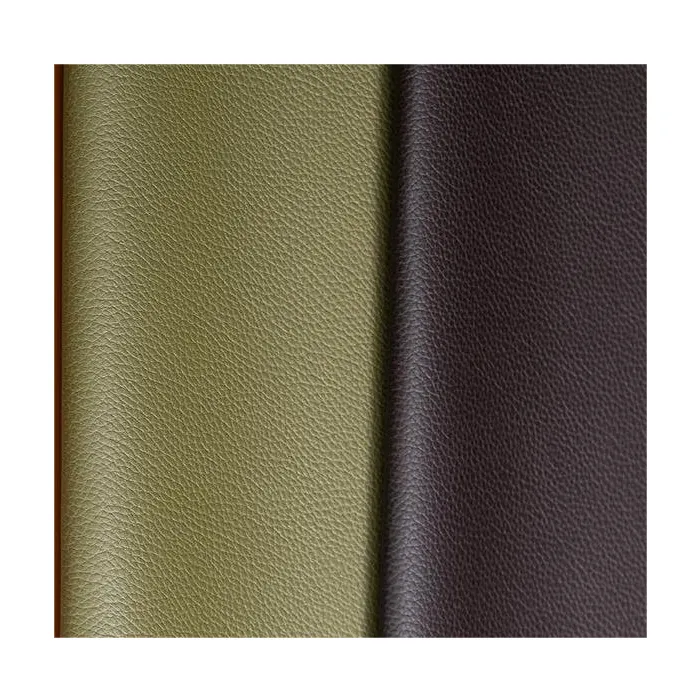 Supply High Quality Faux Leather Fabric Sheets Printed Ribbon Leather Synthetic Sheet Artificial Microfiber Leather