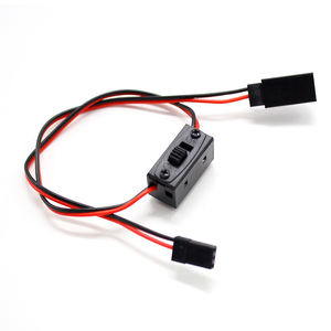 Kabel Ekstensi Servo dengan Konektor JST 2 Pin RCY untuk Baterai On/Off dan Konektor JR Futaba untuk Saklar Daya RC - Product Image 3