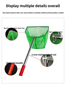 Redes <span class=keywords><strong>de</strong></span> Pesca para Cangrejos <span class=keywords><strong>de</strong></span> 90 cm con Anillo <span class=keywords><strong>de</strong></span> Acero Inoxidable y Malla <span class=keywords><strong>de</strong></span> 3 mm, Accesorios <span class=keywords><strong>de</strong></span> Pesca para Estanques y Embalses - Product Image 5