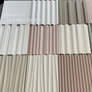 Nửa Vòng rãnh/bentened/linh hoạt cong tấm Veneer tấm gỗ 3D Tường MDF tấm trang trí - Product Image 1