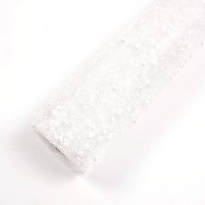 Trắng Dot Shiny <span class=keywords><strong>Polyester</strong></span> Quà Tặng Gói Lưới Chuyên Nghiệp Màu Hoa Gói Giấy Lưới - Product Image 5