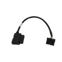 Câble de connecteur OEM ODM OBD2 16 broches mâle à femelle avec câble en Y pour lecteur de code universel PA66/PVC 12V/24V